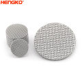 20 100 micron en acier inoxydable Fil Round Mesh Metal Metal Filtre Multi-couche Mesh Filtre Écran Disque